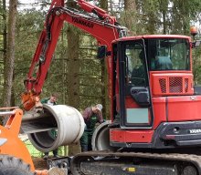 Bauarbeiten am Spielplatz